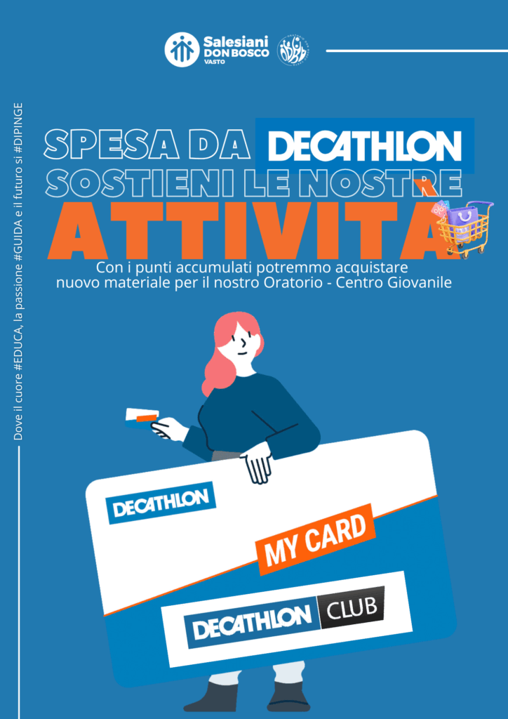 Spesa solidale da Decathlon: sostieni il nostro Oratorio!